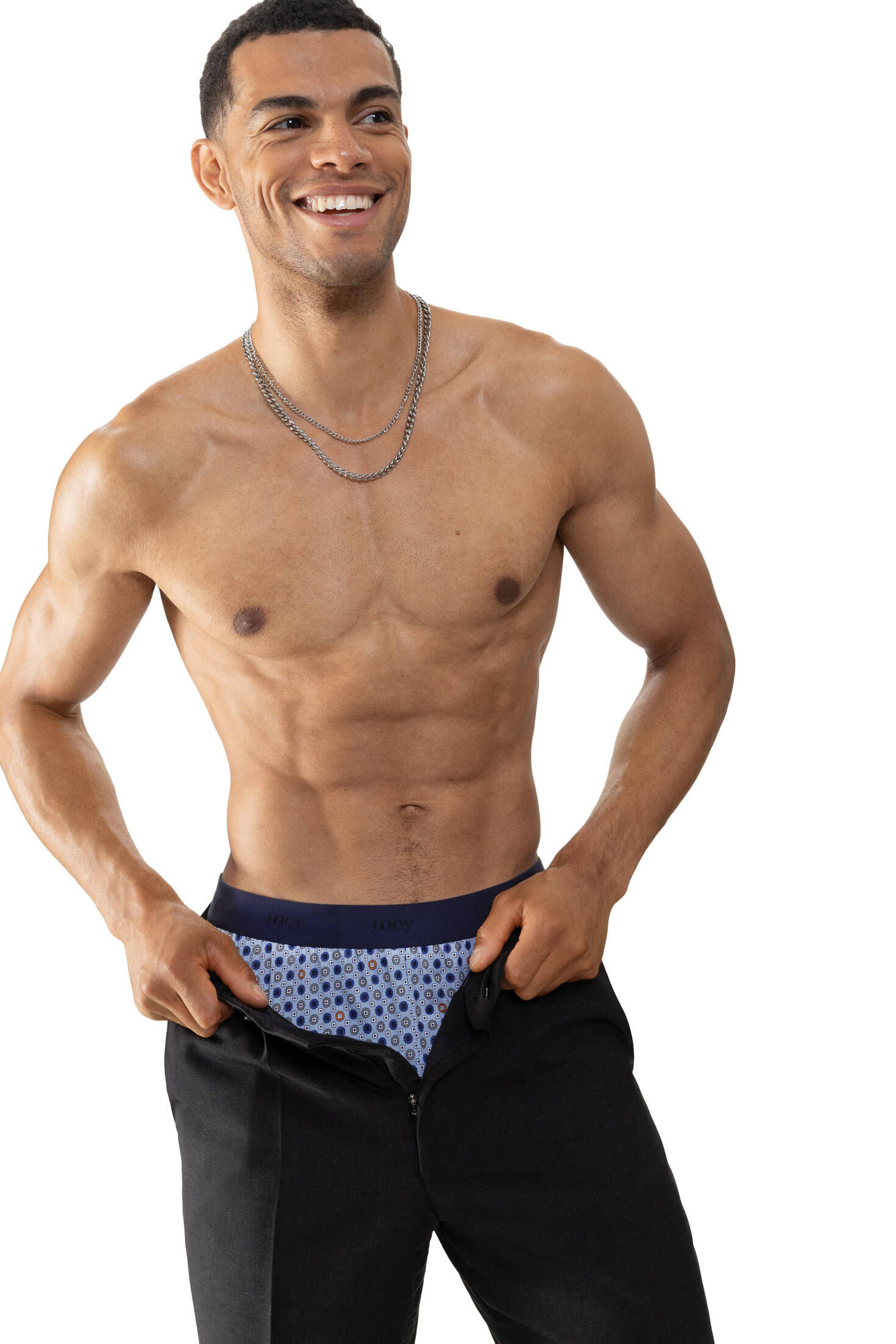 mey| Herren Hose Serie Little Flowers