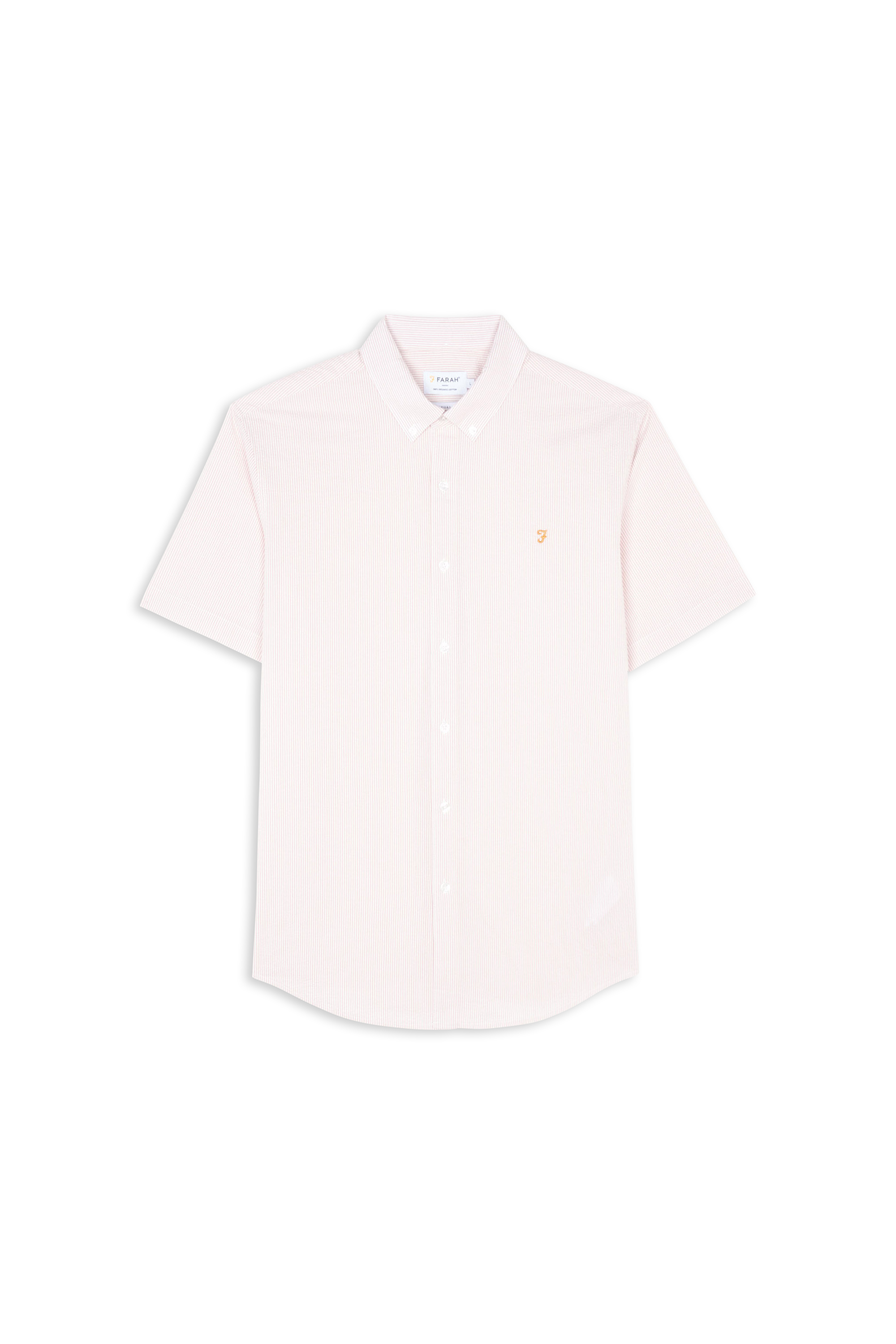 FARAH Chemise LEWIS  SEERSUCKER STRIPE Rose