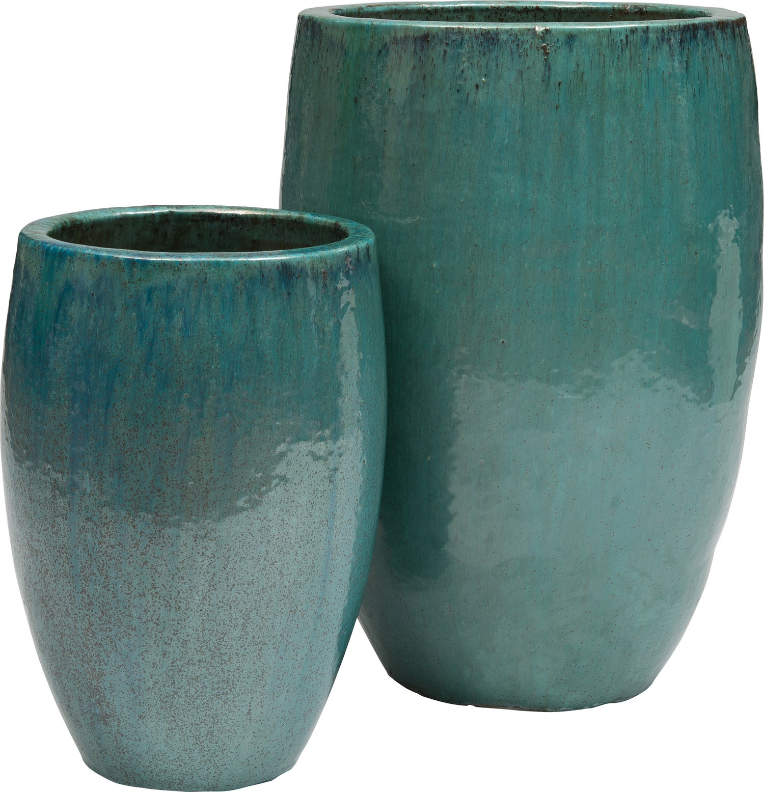 Intratuin bloempot Nicolien blauw D 36 H 51 cm