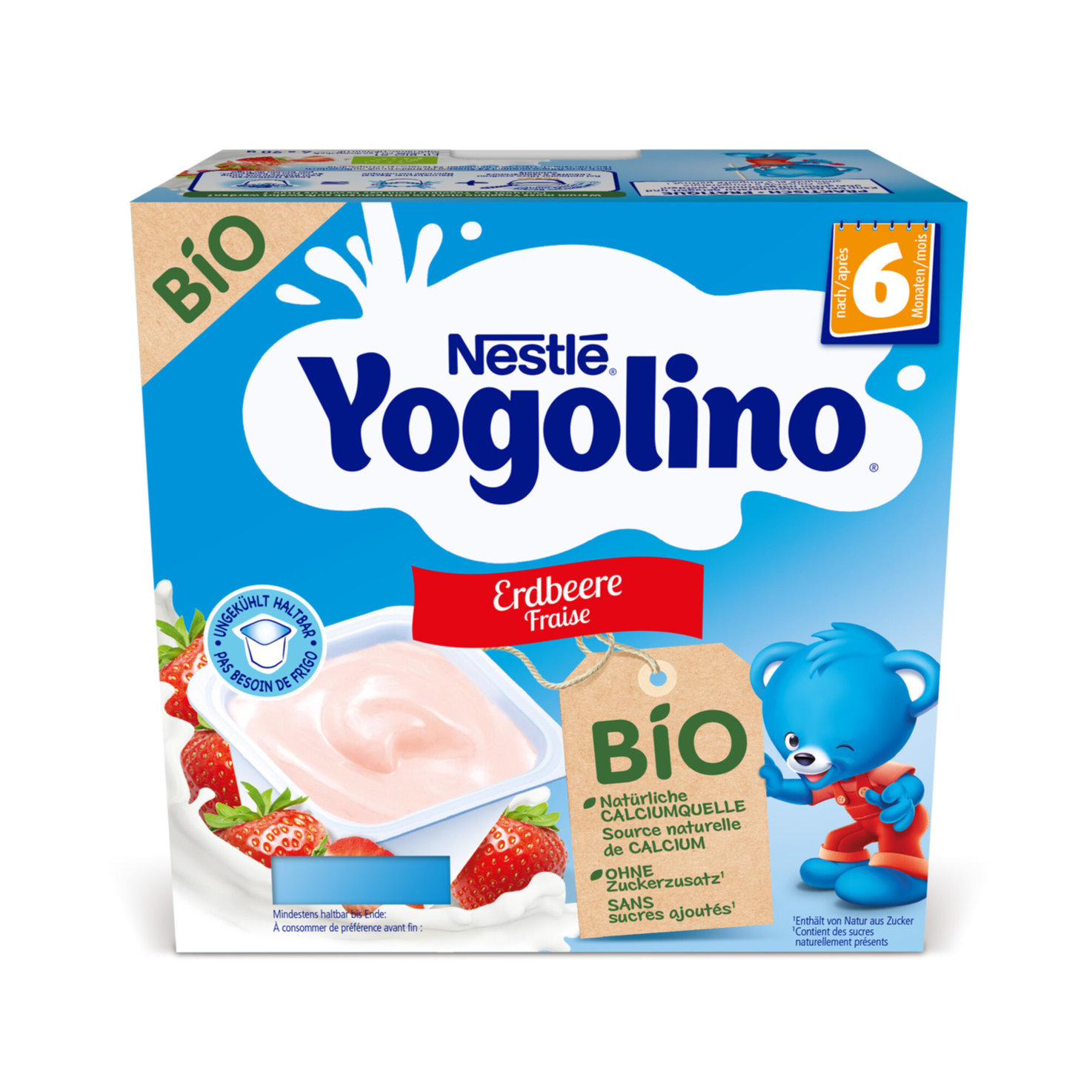 Nestlé Yogolino Joghurt Erdbeer 4x100g 6+ Monate