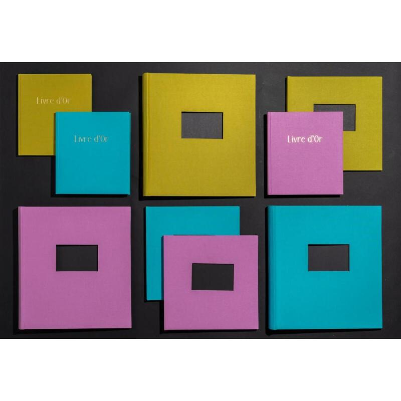Livre d'or 140 pages tranche or Pop'N Co