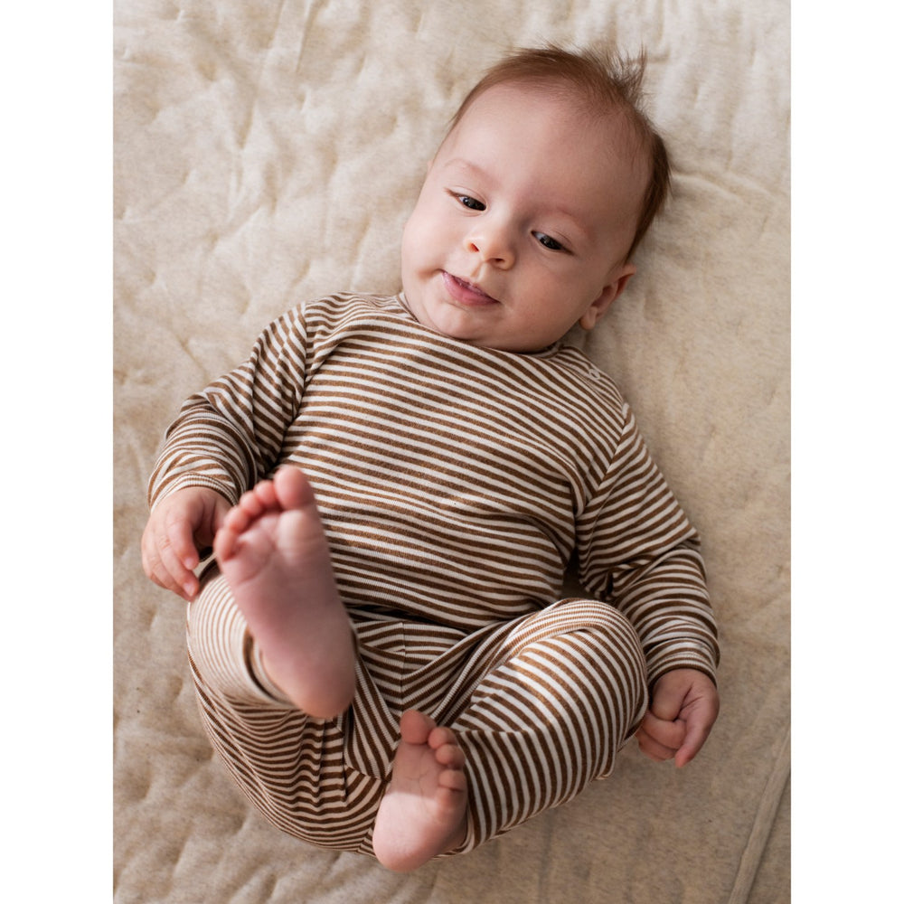 Køb Serendipity Almond/Offwhite Baby Leggings Stripe