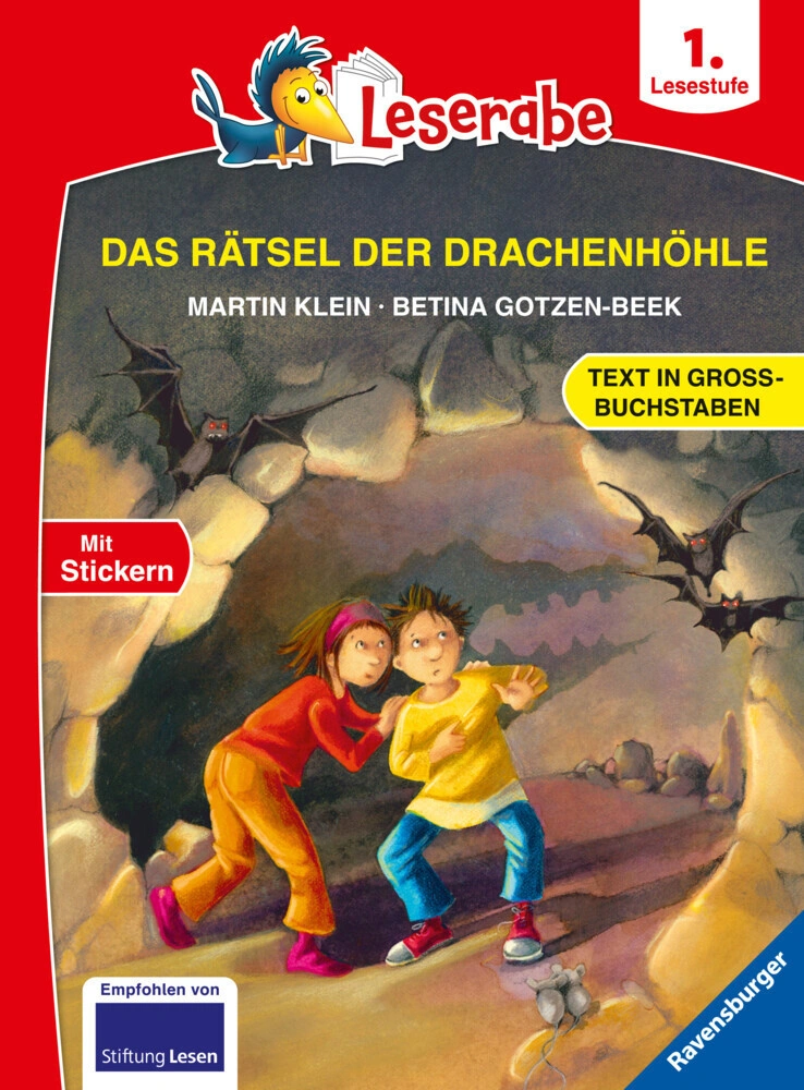 Das Rätsel der Drachenhöhle - Leserabe ab 1. Klasse - Erstlesebuch für Kinder ab 6 Jahren (in Großbuchstaben)