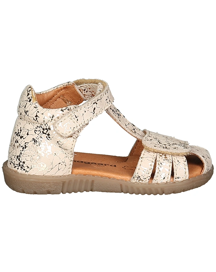 Lauflern-Sandalen ROBERTA in nude/gold