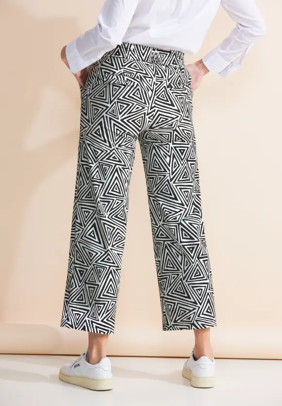 Loose Fit Printhose - Black