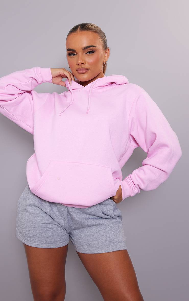 Rose Bébé Sweat À Casynthétiqueche Coupe Oversize