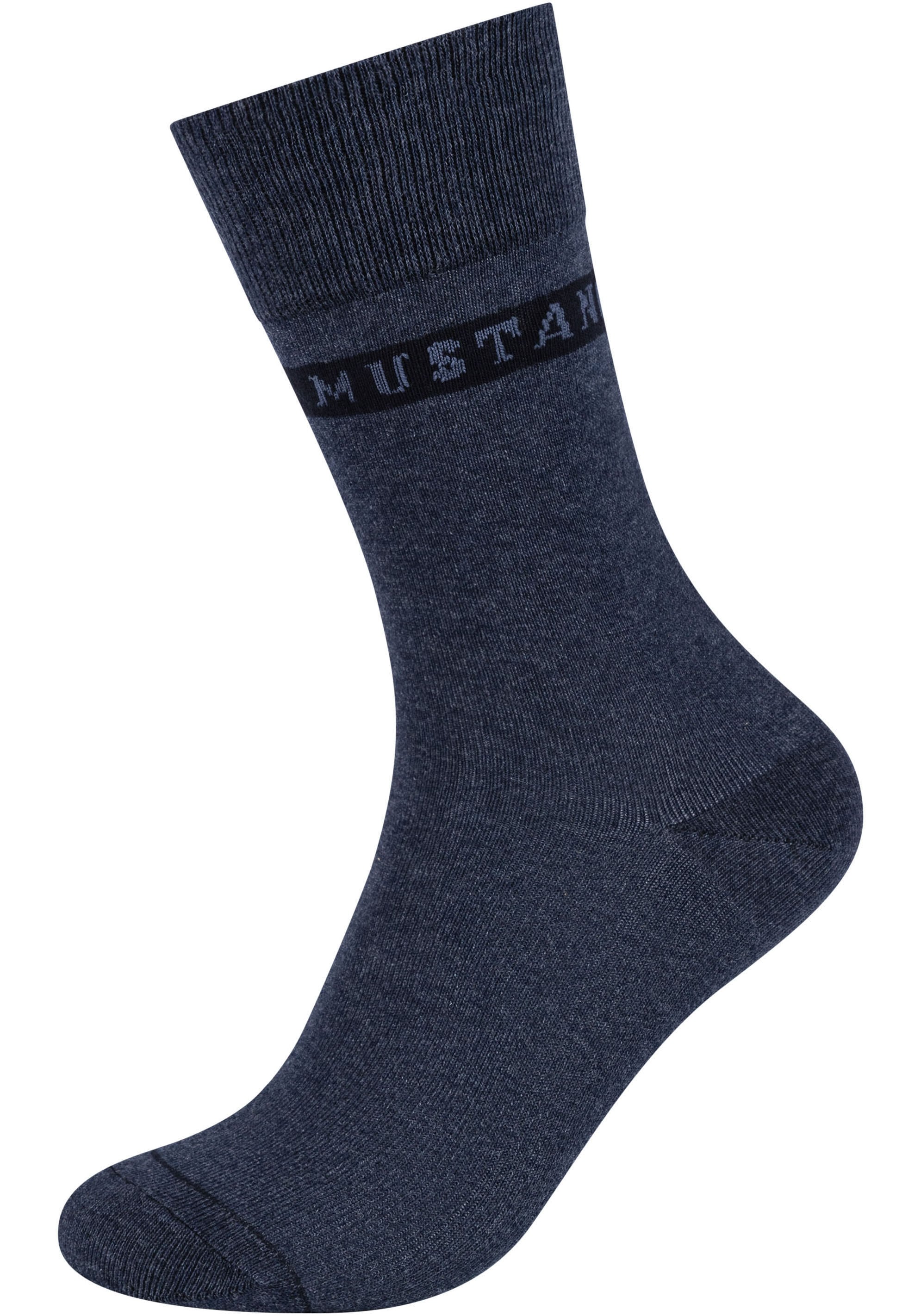 MUSTANG Socken »casual« 6 Stk. tlg. weicher und elastischer Komfortbund