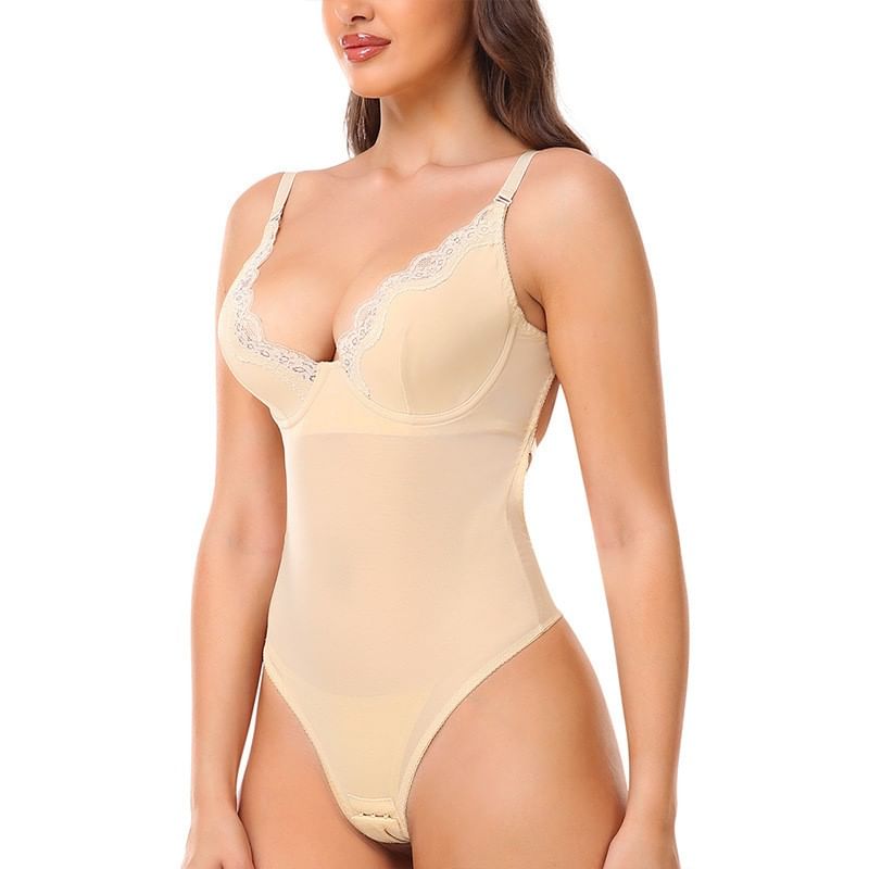 Merkalf - Cross Strap Plain Bodysuit