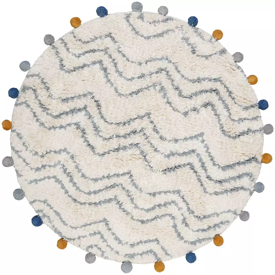 Esprit Kinderteppich Circus blau beige