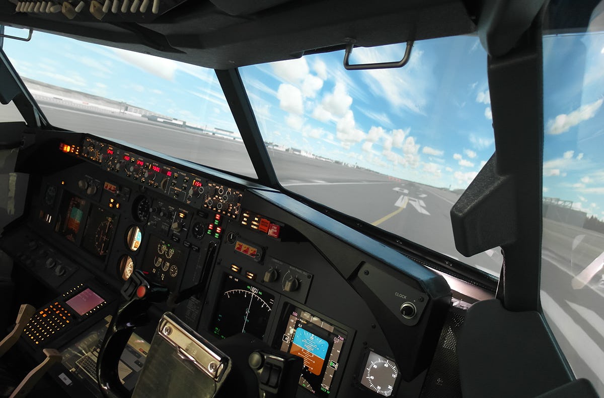 Flugsimulator Frankfurt a. M.: Fliege die Boeing 737