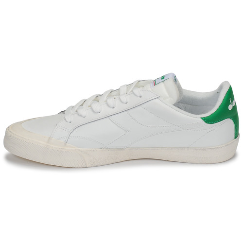 Diadora - MELODY LEATHER DIRTY - Blanc / vert