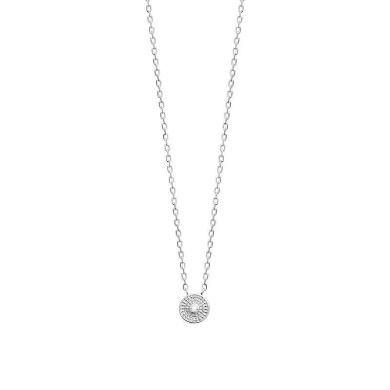 Collier Femme - Argent 925 - Oxyde de zirconium - Longueur : 45 cm