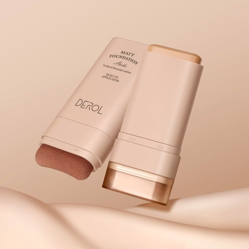 DEROL - Matte Foundation Stick - #01-#03