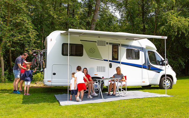 Fiamma F45s Wandmarkise Rechtslenker (Polar White / Royal Grey)
