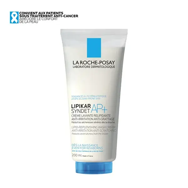 La Roche-Posay Lipikar Syndet AP+ Creme de Limpeza Repositor de Lipídios 200ml