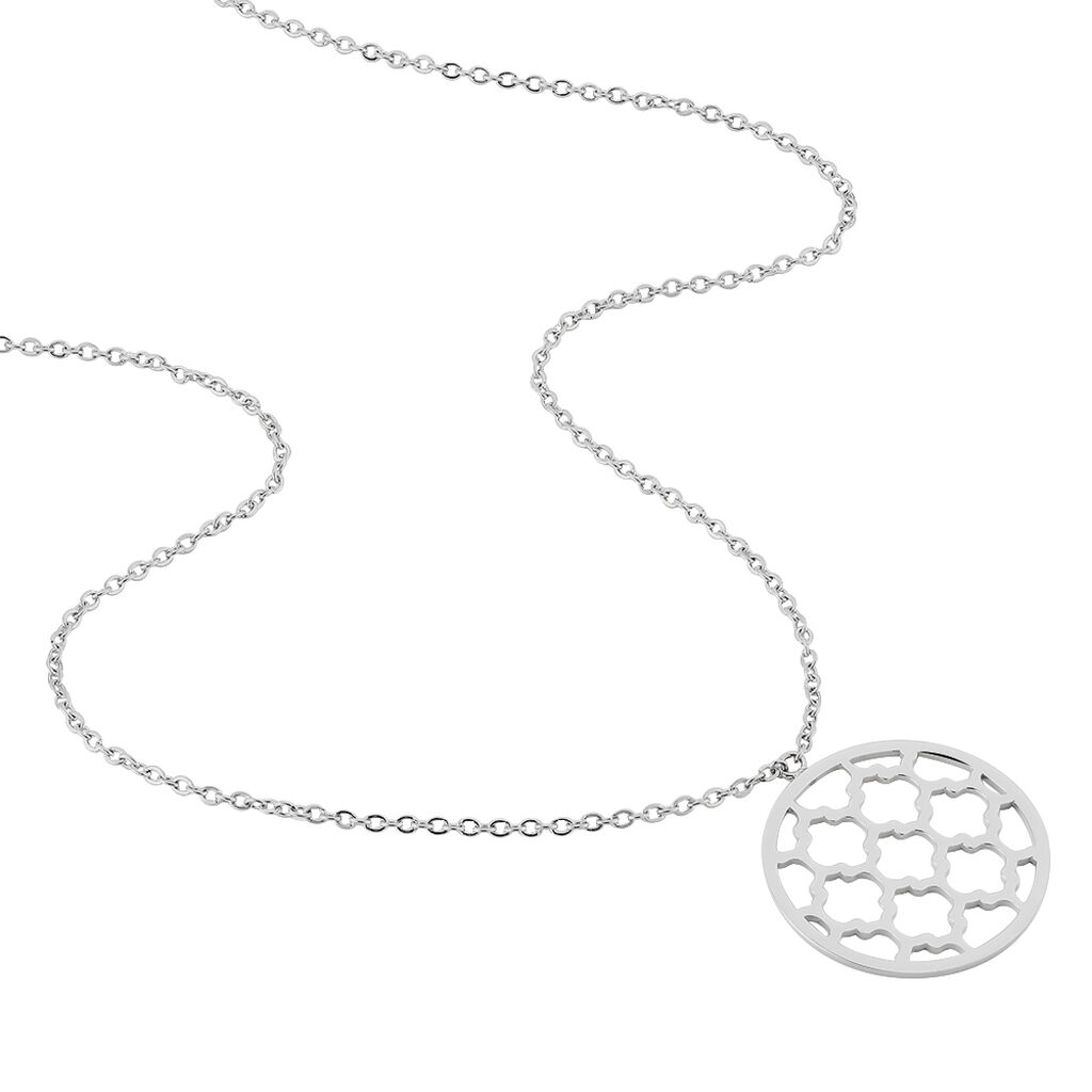 Collier Nevenka Acier Blanc