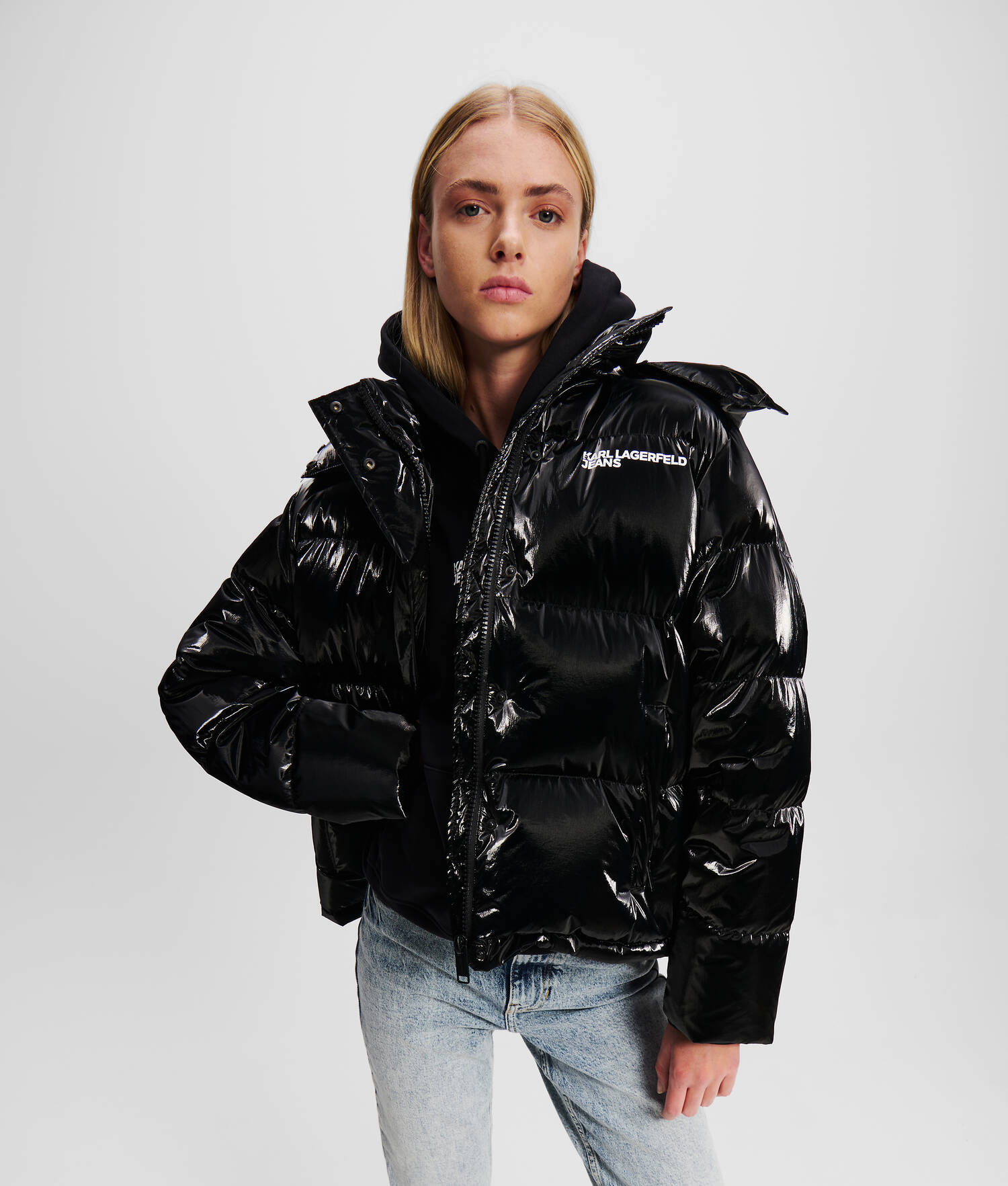 VESTE MATELASSÉE EFFET PERLÉ KLJ