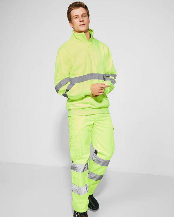 Roly HV9309 - ALFA Pantalon haute visibilité jaune fluorescent
