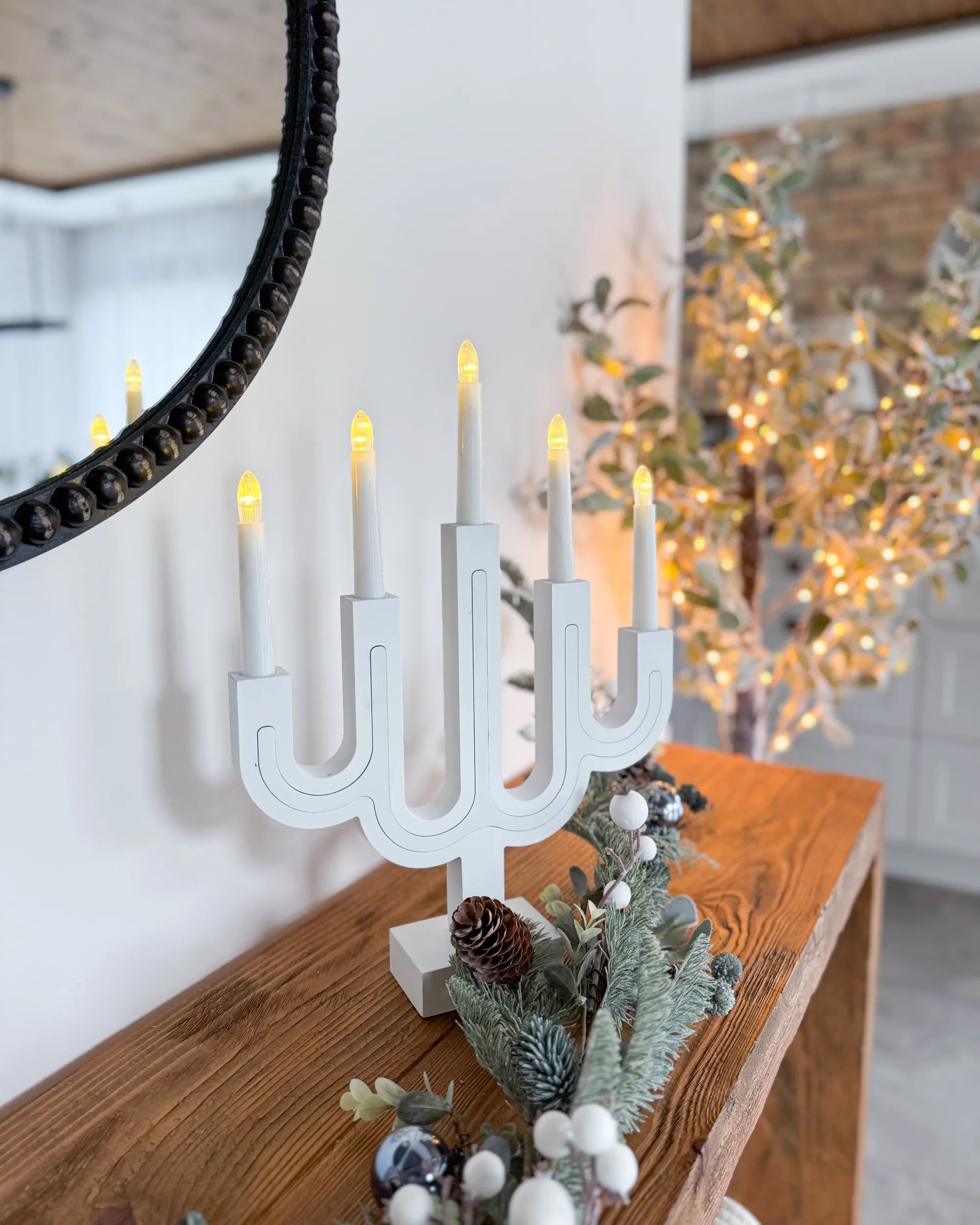 Kerstdecoratie BJORKAN LED Wit