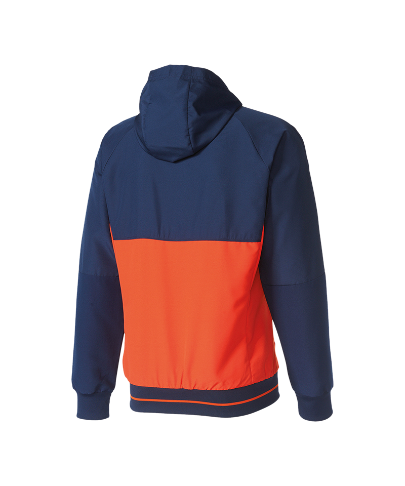 adidas Tiro 17 Präsentationsjacke Blau Orange