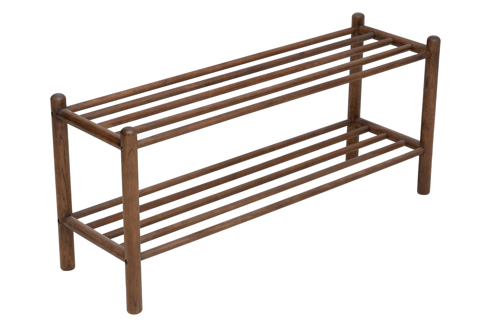 Aspen skohylle Natur eik brunbeiset str 100x30x44cm