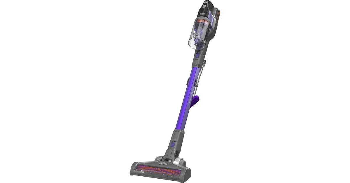 BLACK+DECKER18V PET 4-in-1 Steelstofzuiger  (Paars/grijs)