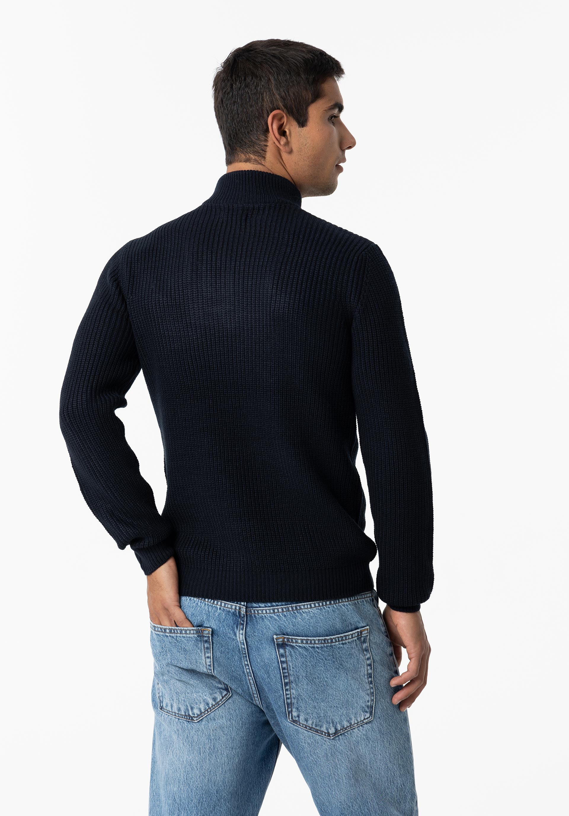 Camisola de Malha com Fecho