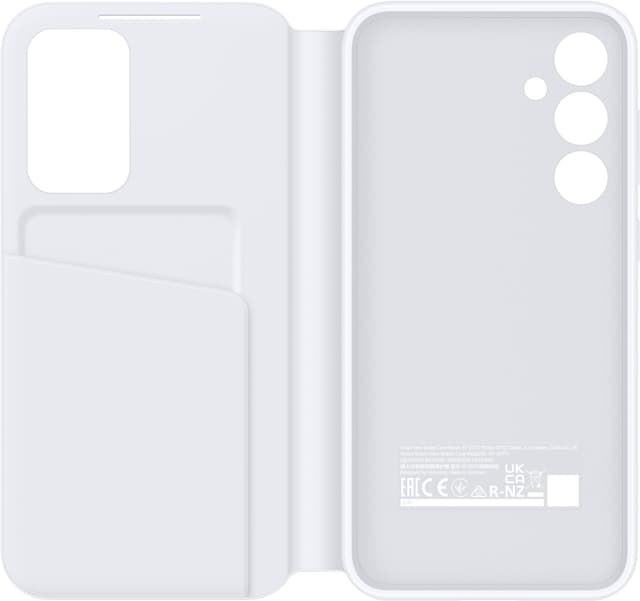 Samsung Galaxy S23 FE Smart View pungetui (hvid)