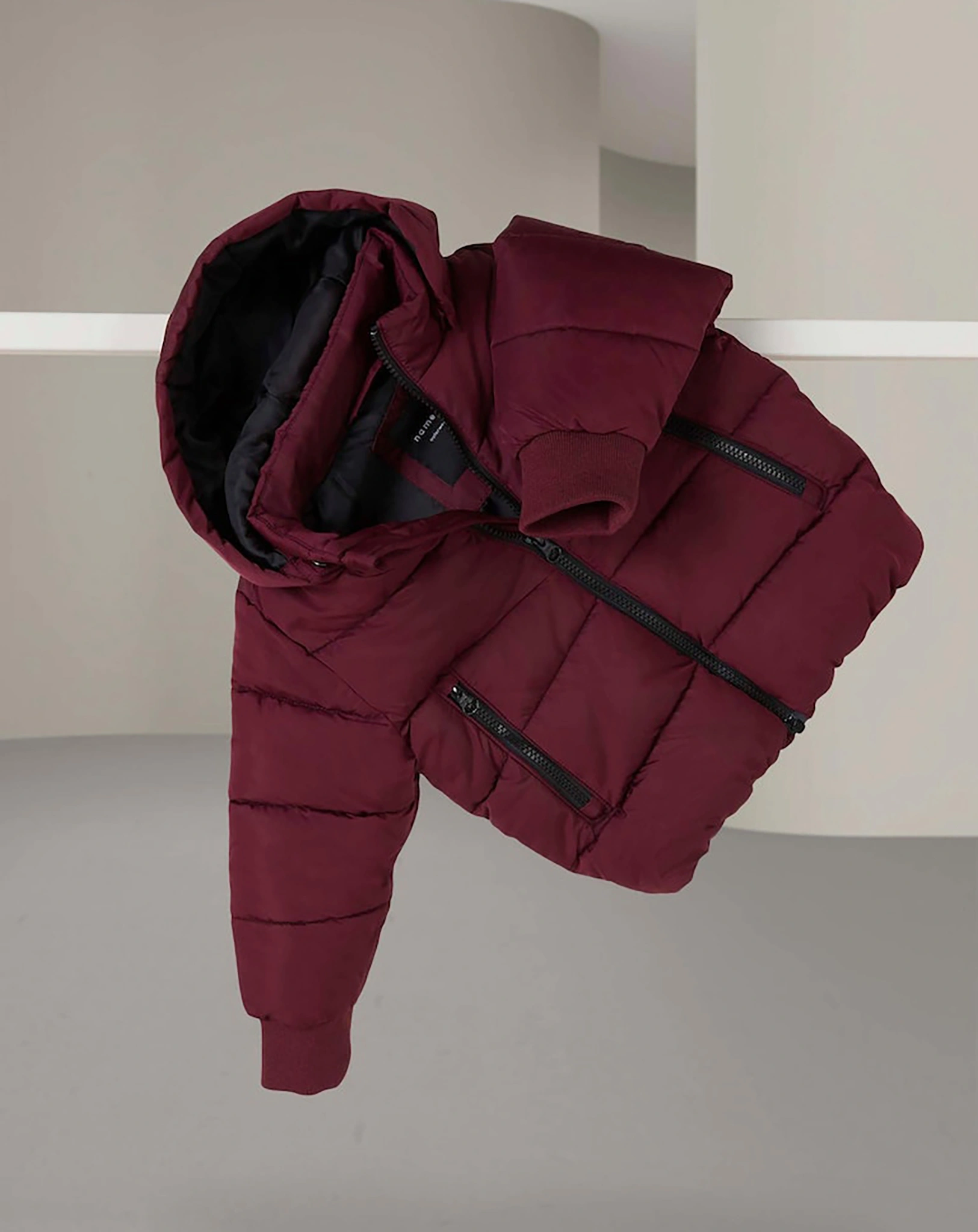 Steppjacke NMMMUSIC PUFFER in windsor wine