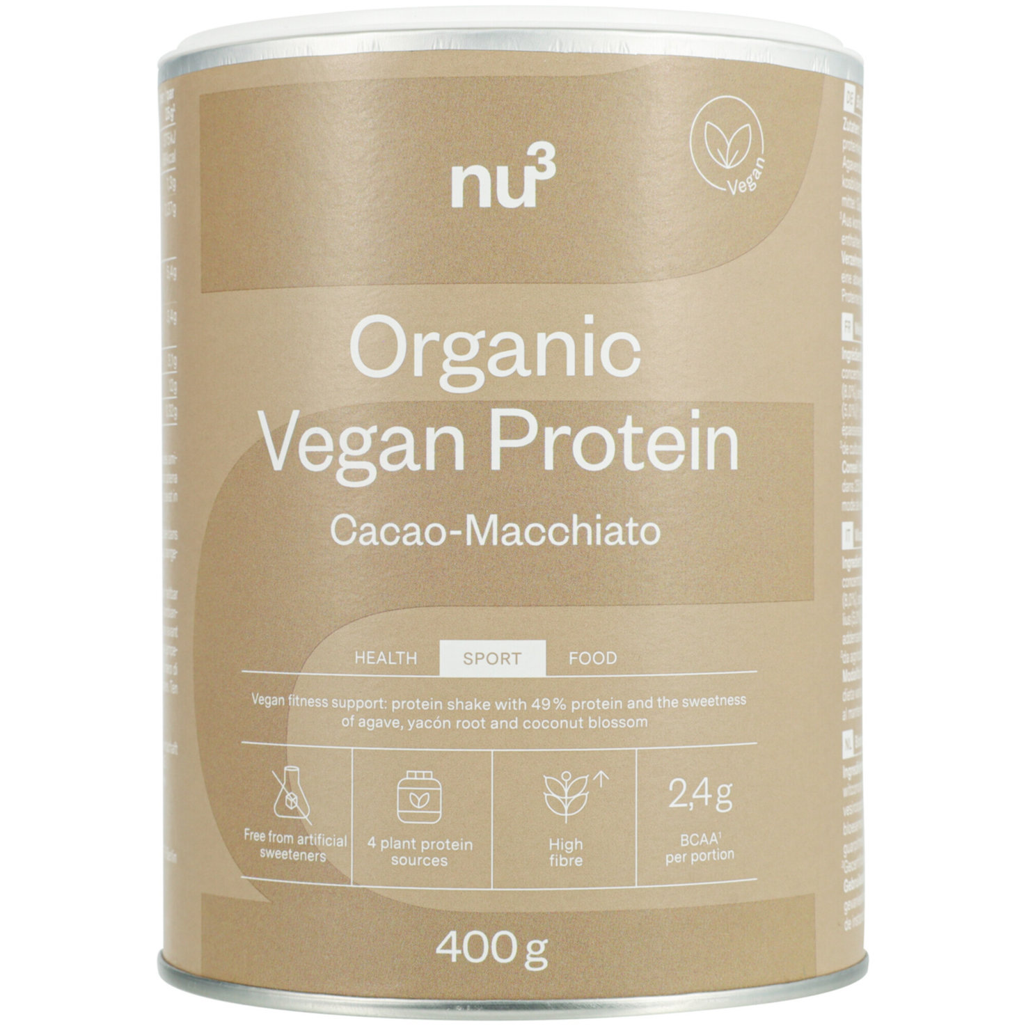 nu3 Bio Vegan Chocolate Macchiato