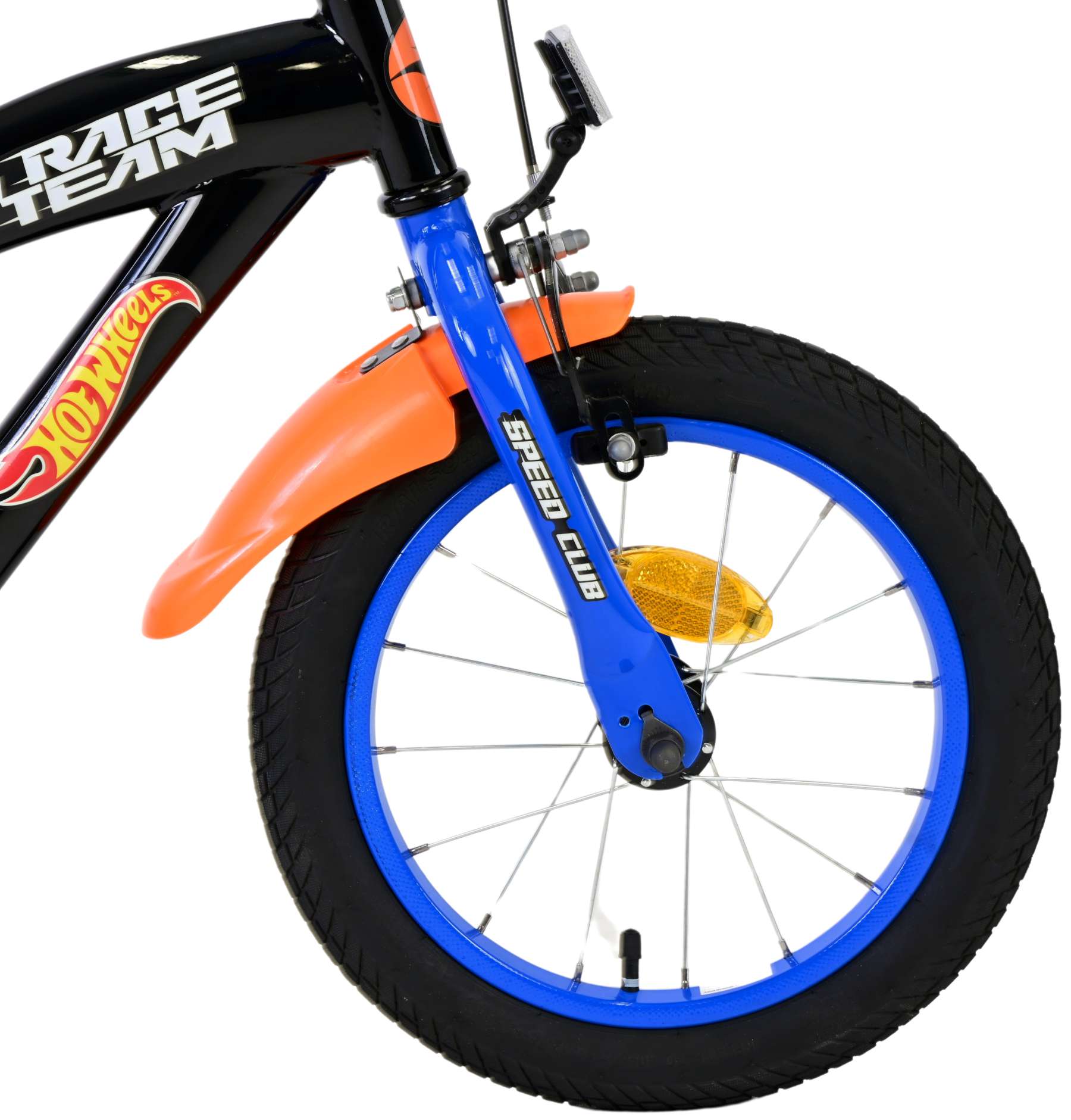 Kinderfahrrad Hot Wheels für Jungen Schwarz Fahrrad 14 Zoll Kinderrad