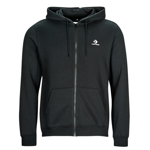 Converse - GO-TO EMBROIDERED STAR CHEVRON FULL-ZIP HOODIE - Noir