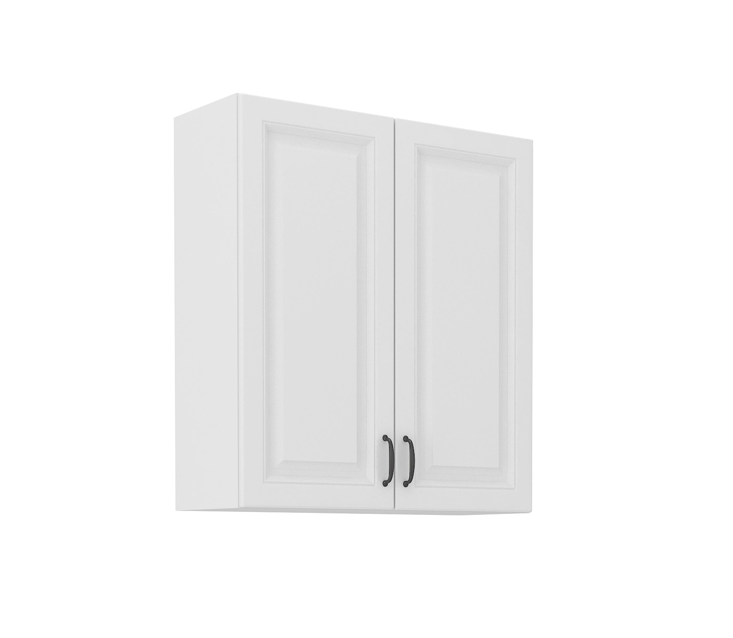 Hängeschrank 80 cm Stilo Weiß Küchenzeile Küchenblock Küche Landhaus Höhe 90 cm
