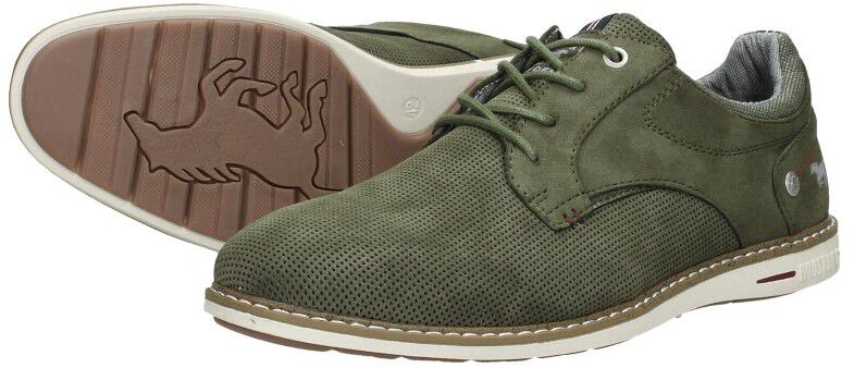 Mustang Veterschoenen Laag groen