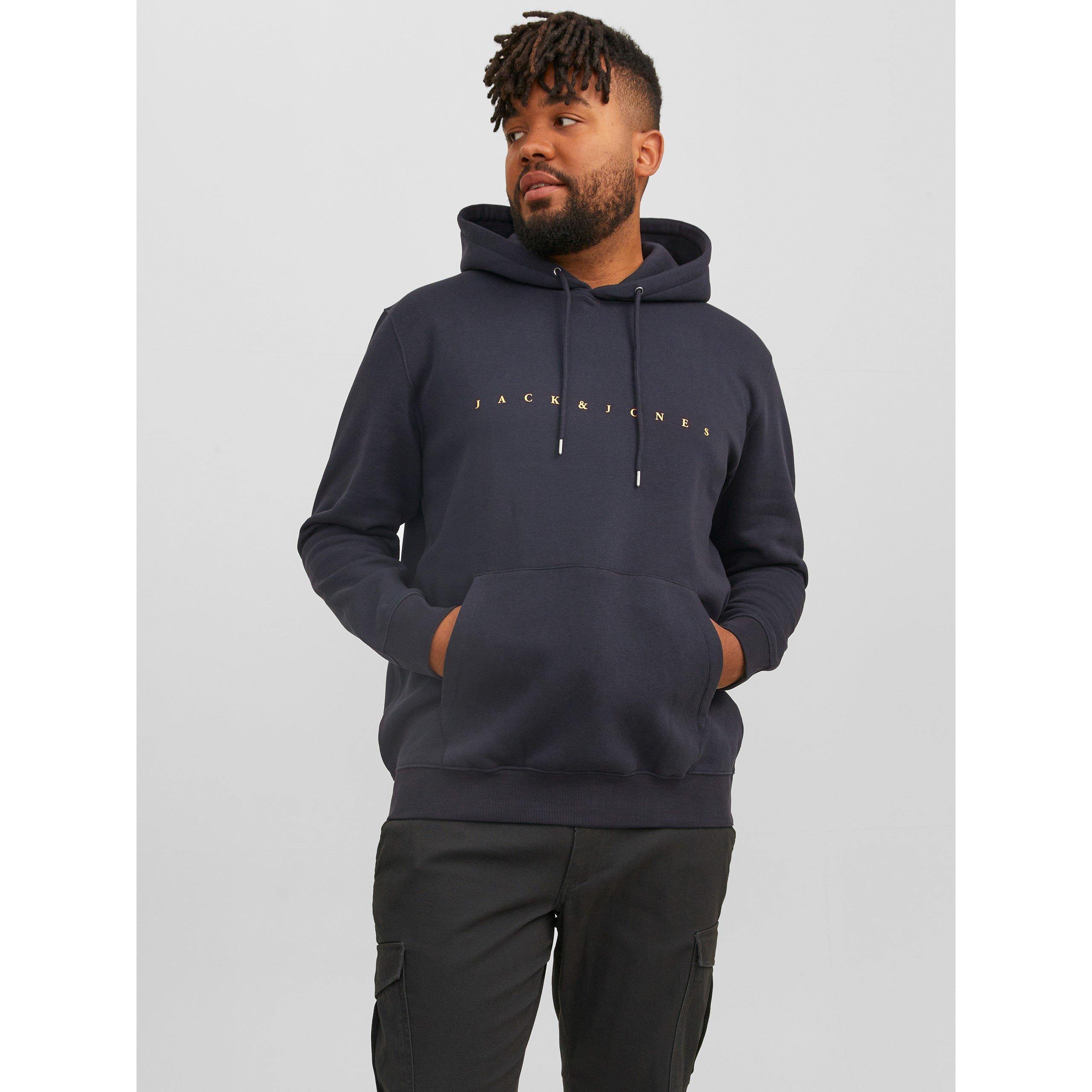 Jack and Jones Jack Star Sweat Hoodie Mens Plus Size
