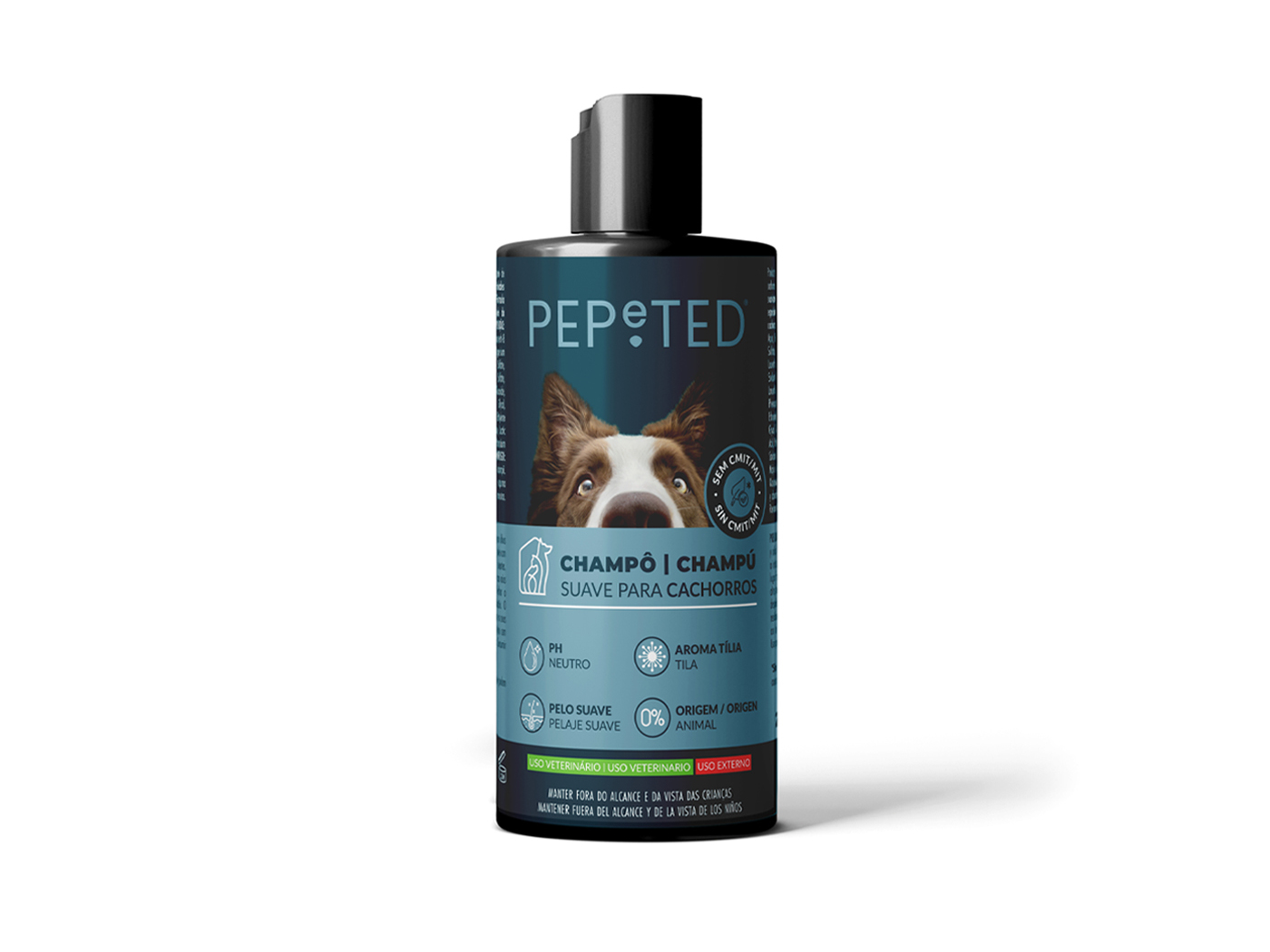 CHAMPÔ SUAVE PEPE TED PARA CACHORROS 250ML