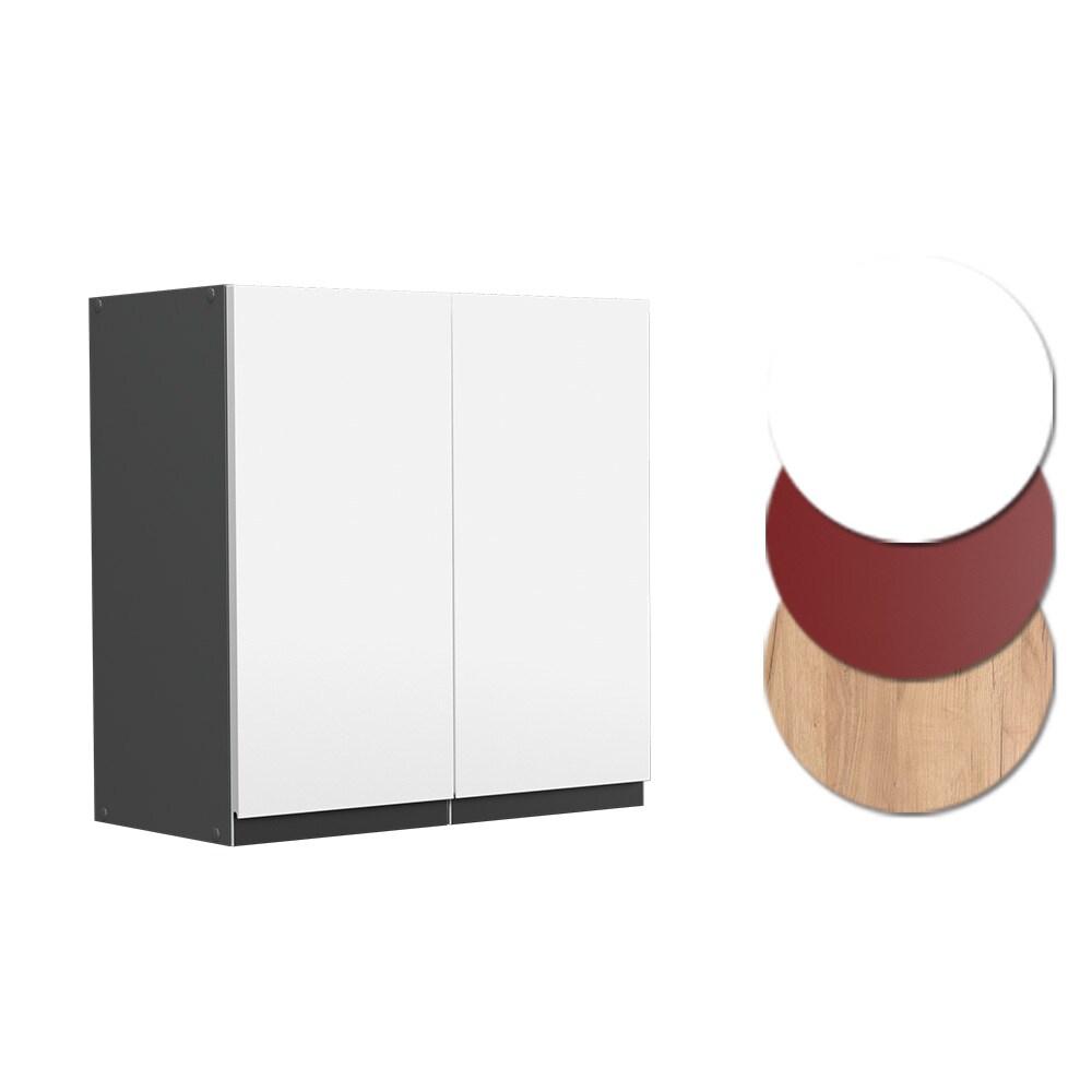 Vicco Hängeschrank Küchenschrank Küchenmöbel R-Line J-Shape Anthrazit Weiß 60 cm modern