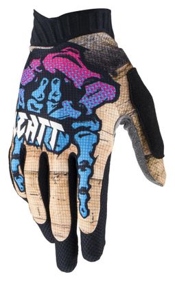 Gants Longs Leatt MTB 1.0 GripR Woody Multicouleur
