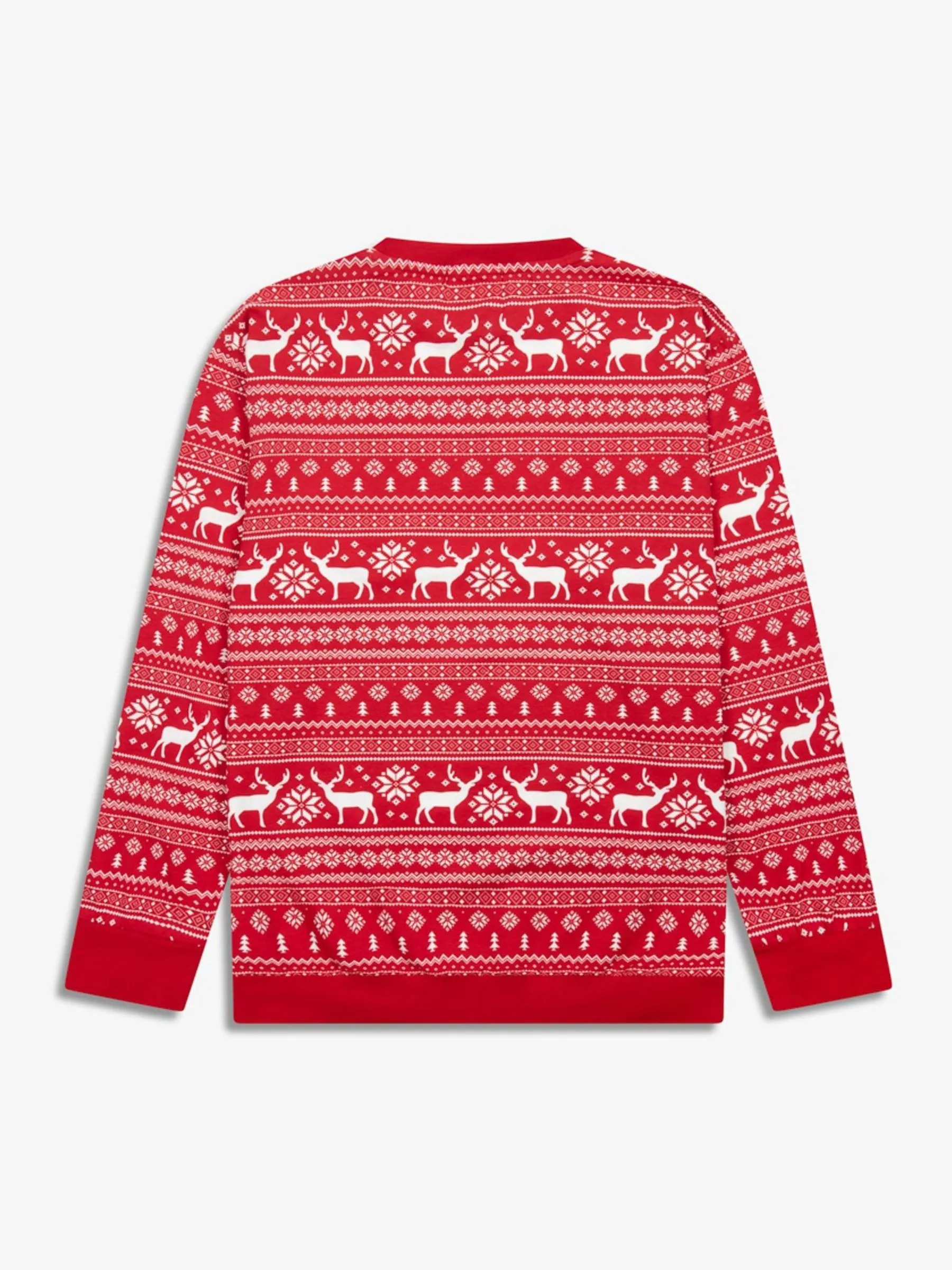 Rood - The Little Tailor kerstpyjama met rendier