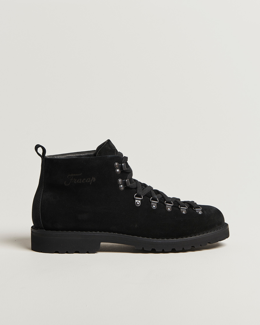 Fracap M120 Suede Boot Black
