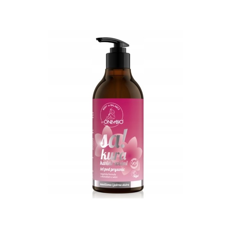ONLYBIO Body in Balance Sakura Kirschblüten Duschgel 400 ml