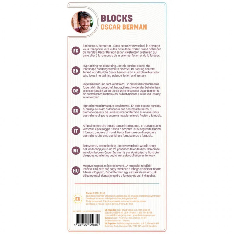 Puzzle Universe - Blocks - 1000 Pièces