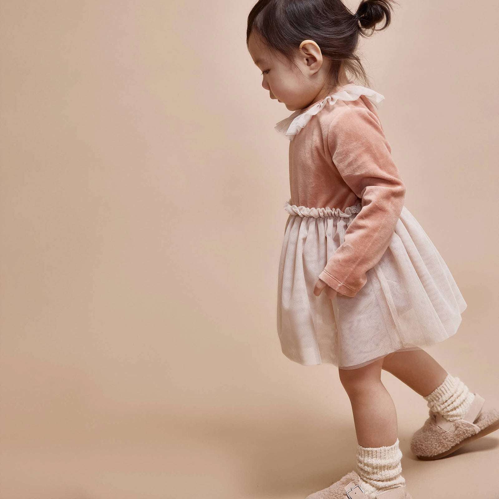 Baby Balletkleid Combi Rose