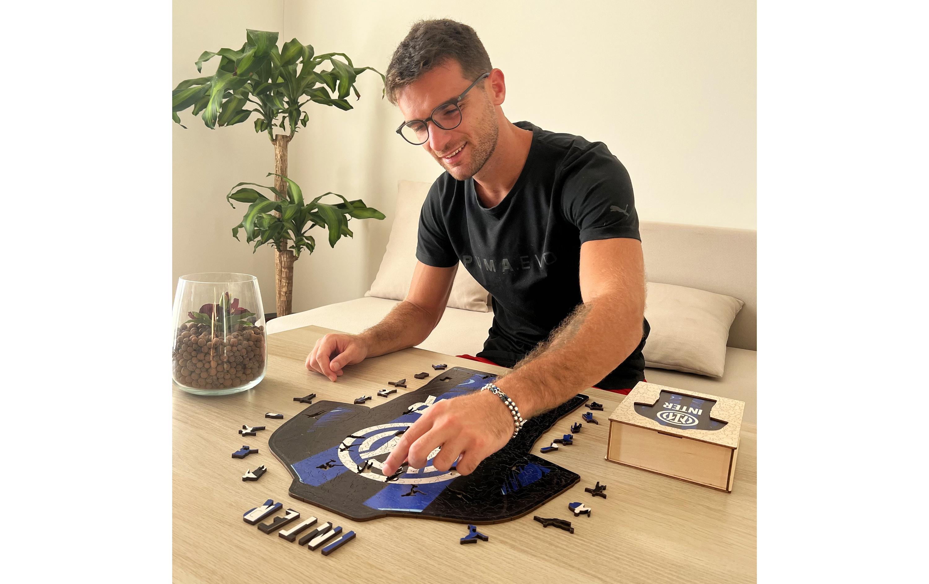 Holz-Puzzle FC Inter Mailand – TrikotPuzzle Trikot Mailand