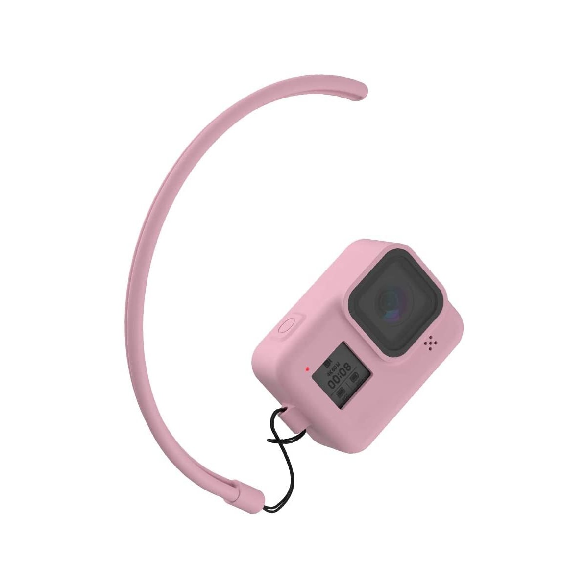 Silikonetui og tilbehør til GoPro Hero 8 Svart - rosa