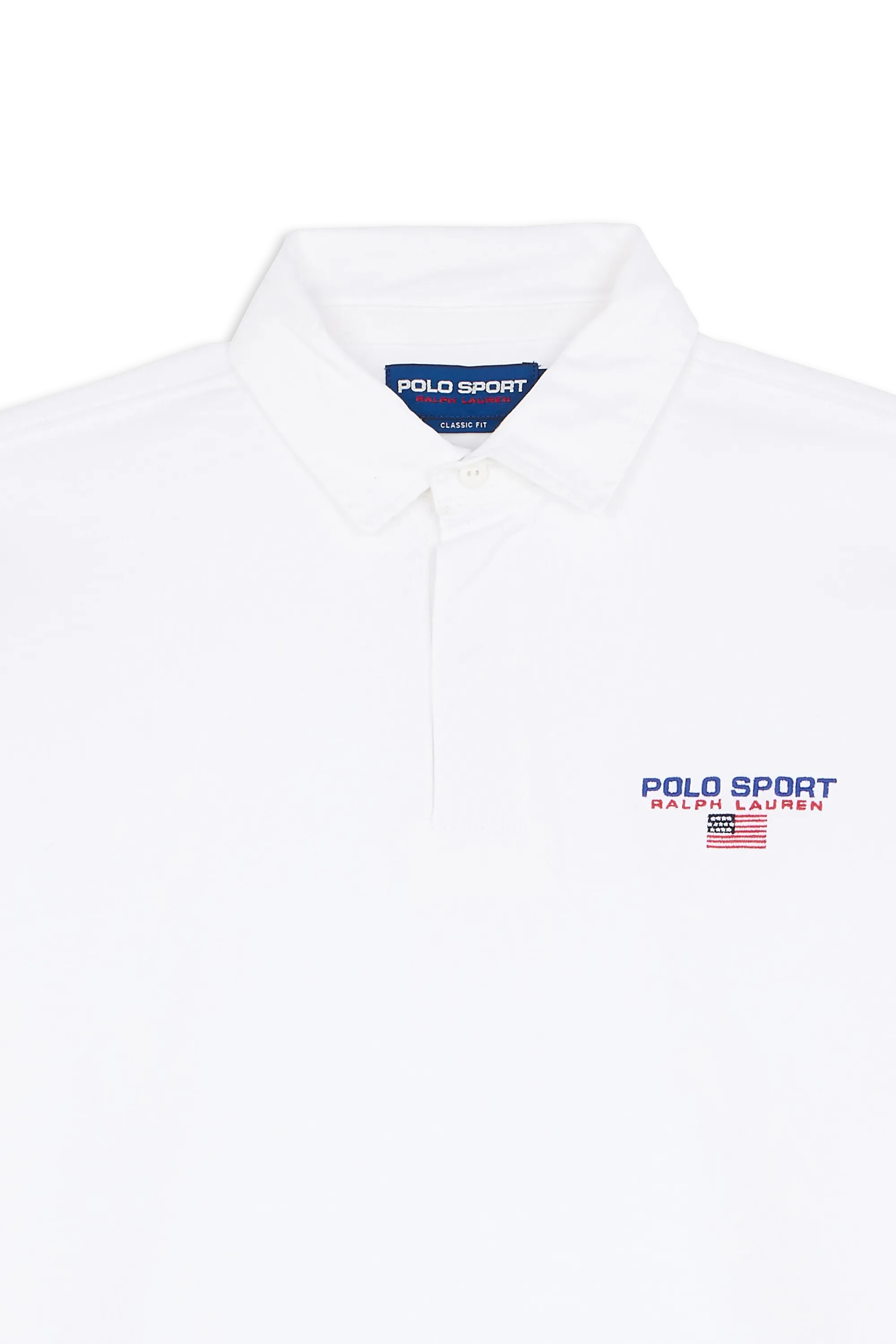 POLO RALPH LAUREN Polo 10/1 JERSEY-LSL-RUG Blanc