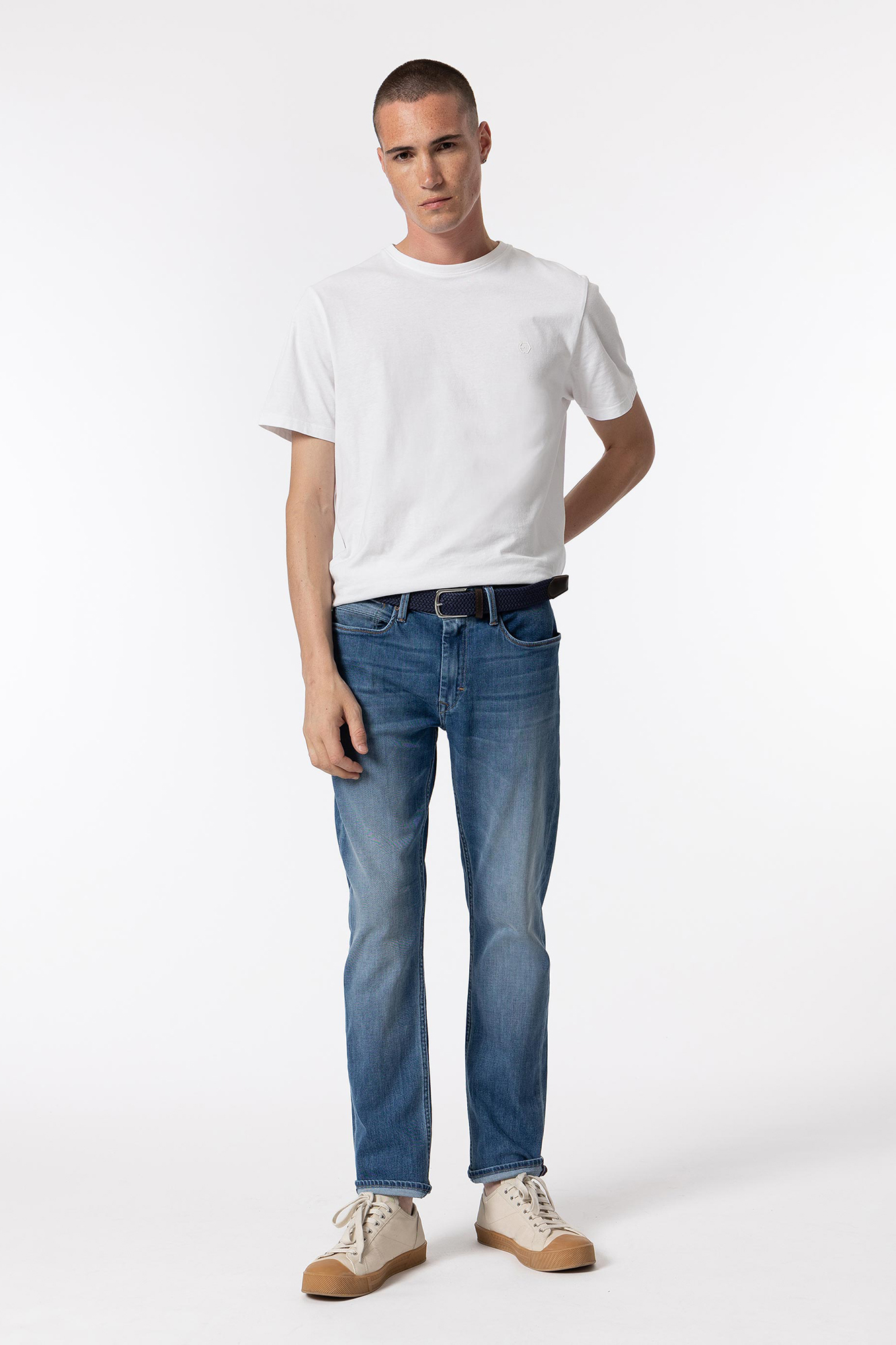Calça jeans Leo Comfort Fit com cinto