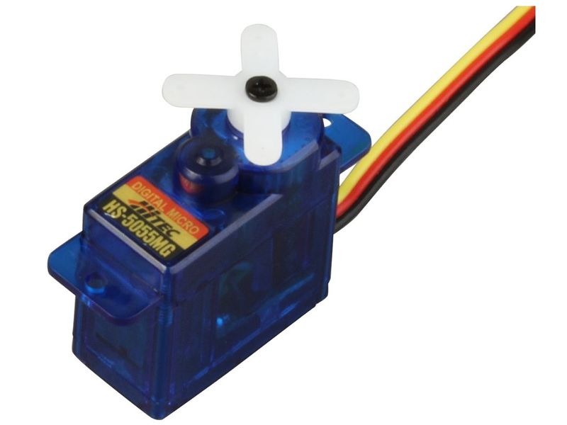 Hitec Micro Servo HS-5055MG 1.6 kg, Digital Digitales Micro-Servo mit Metallgetriebe