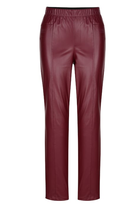 Lederoptik-Leggings, Elastikbund