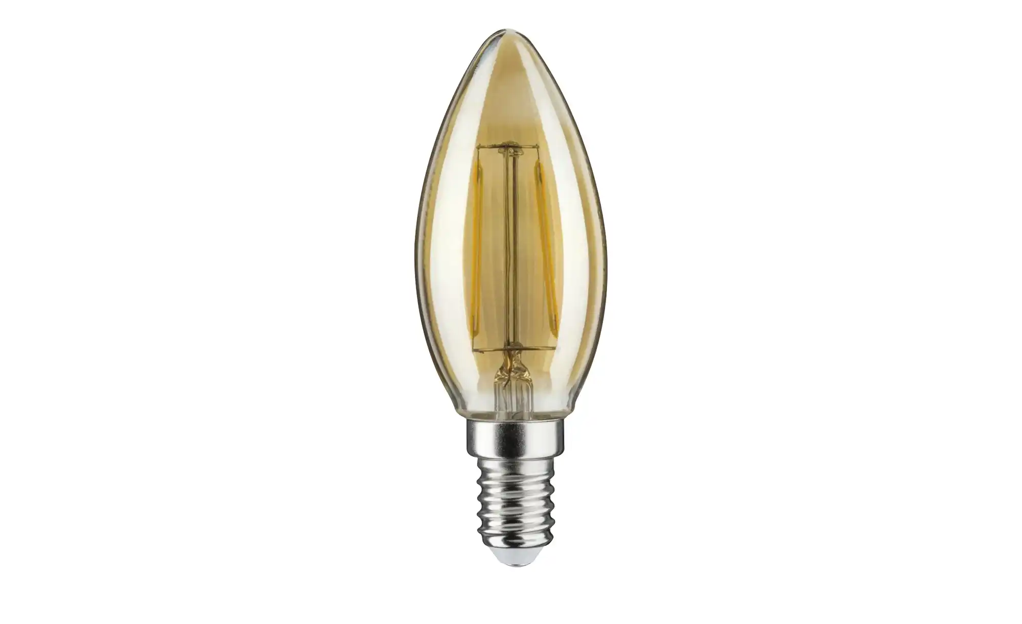 LED Vintage Kerze E14/2W gold